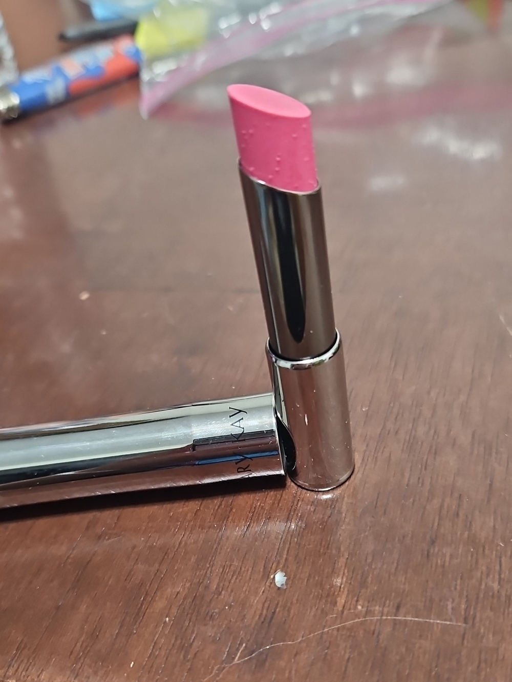Mary Kay Vibrant Pink Cream Lipstick Pink Cherie